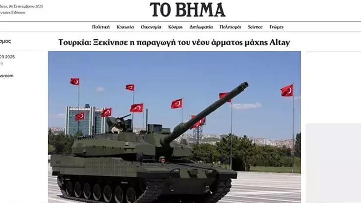 Türkiye'nin yeni tankı Altay: Yunan basınında tedirginlik yarattı