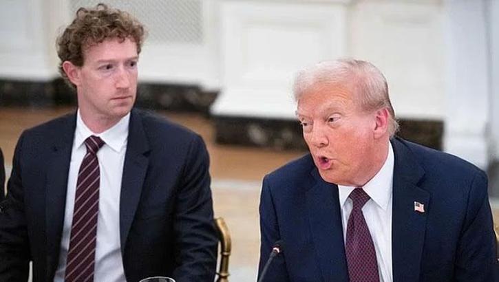 Trump'ın yemeğinde dikkat çeken detay: Zuckerberg zor anlar yaşadı