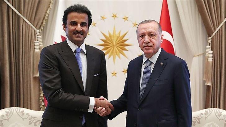 Cumhurbaşkanı Erdoğan, Katar Emiri Al Sani ile telefonda görüştü