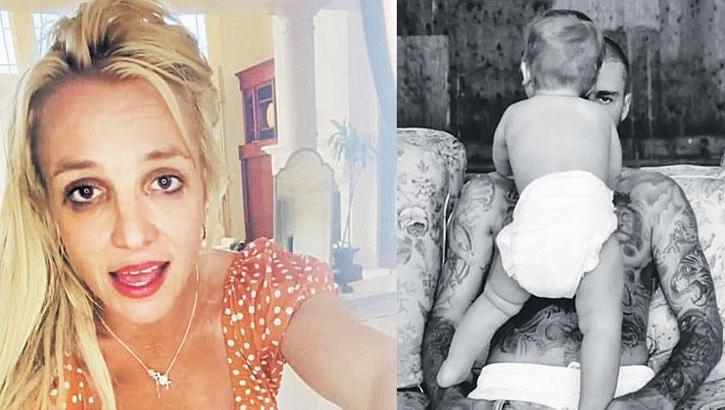 Britney'den fotoğraflı destek