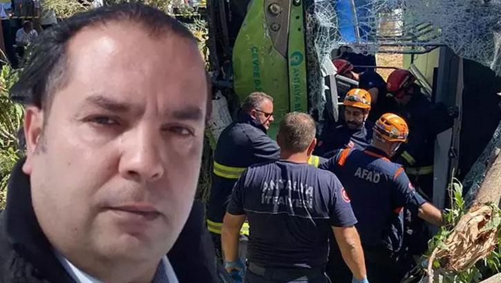Antalya’da dehşet! Halk otobüsü direksiyon başında fenalaşan şoförün kontrolünden çıktı