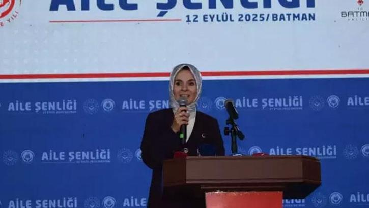 Bakan Göktaş, Batman'da "2025 Aile Yılı Şenliği'nde konuştu