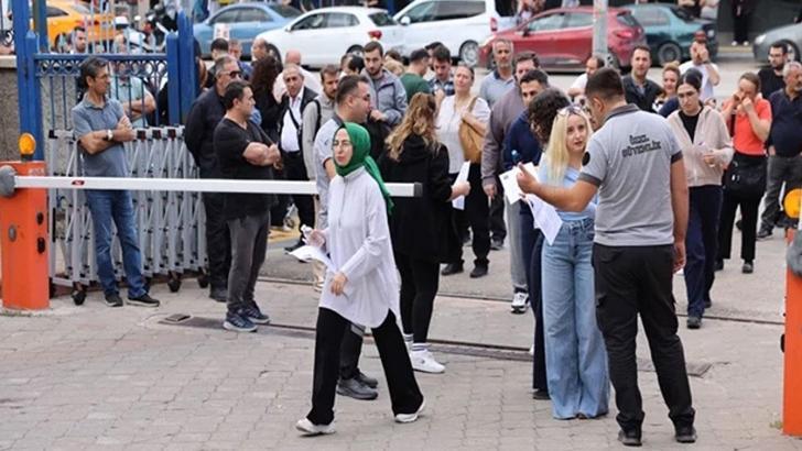 KPSS heyecanı: Adaylar koşarak sınava yetişti