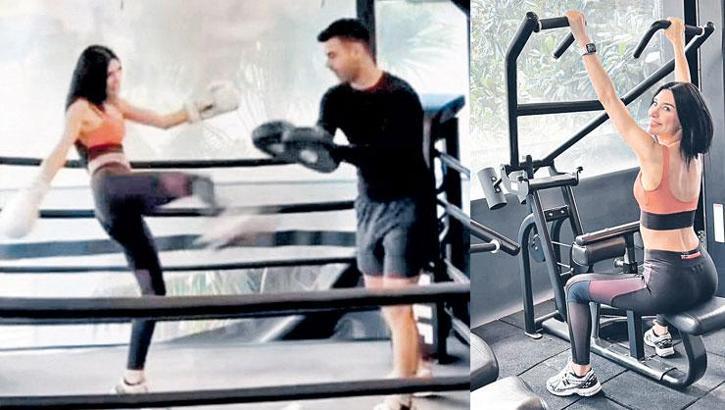 Burcu Kıratlı, kendini spora verdi! 'Sağlığım için devam edeceğim'