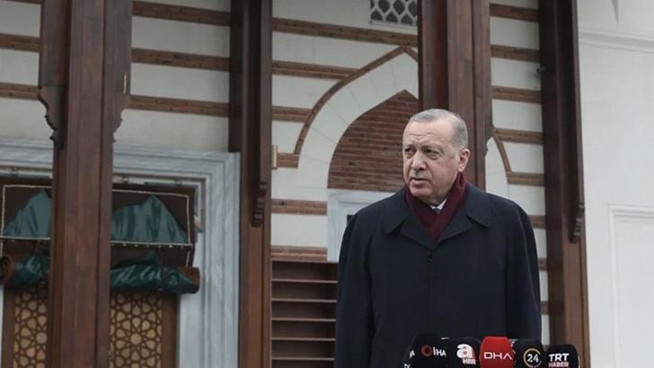 Cumhurbaşkanı Erdoğan, cuma namazını Üsküdar'da kıldı