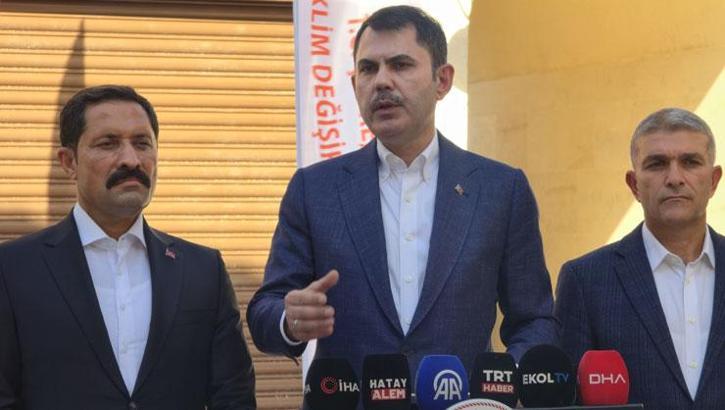 Samandağ Belediye Başkanı Karaçay'dan Bakan Kurum'a teşekkür