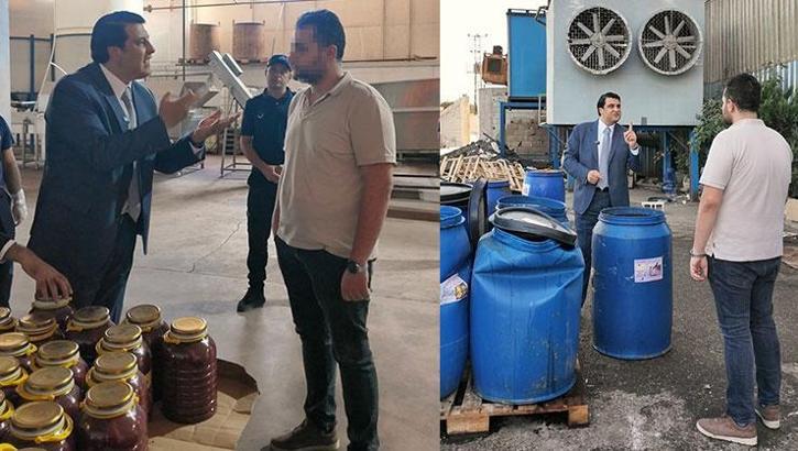 Gıda fabrikası denetimlerinde mide bulandıran görüntüler! Belediye başkanı çileden çıktı