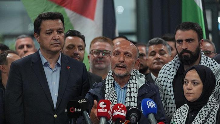 Özgürlük Filosu'nda alıkonulan 3 Türk milletvekili yurda döndü