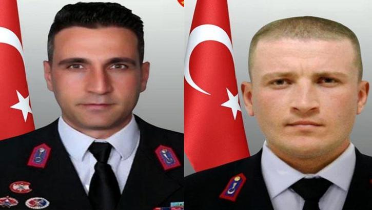 Jandarma aracı otomobille çarpıştı: 2 şehit