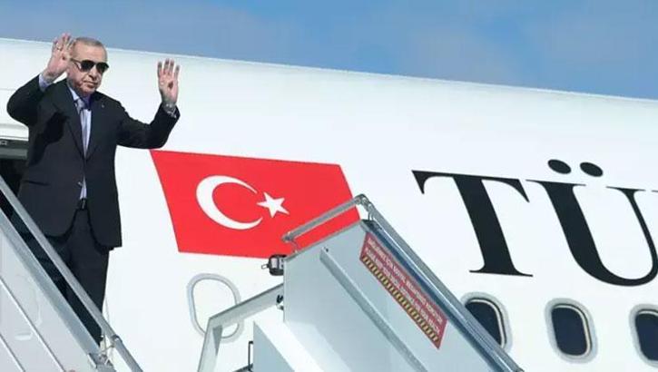 Barış Zirvesi için Mısır'a gelen Cumhurbaşkanı Erdoğan'ın uçağı pisti neden pas geçti?