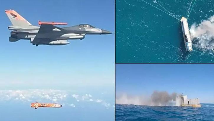 Milli seyir füzesi SOM-J'nin atış testi başarıyla tamamlandı