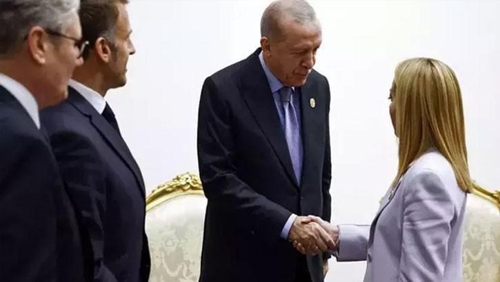 Cumhurbaşkanı Erdoğan'ın Meloni'ye tavsiyesi İtalyan basınına damga vurdu