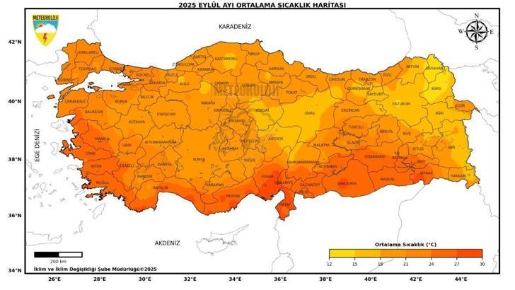 Son yarım asrın en sıcak 11'inci eylül ayı yaşandı