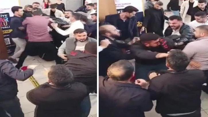 CHP kongresi karıştı: Tekme ve yumruklar havada uçuştu
