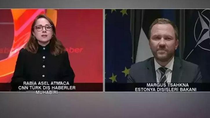 Estonya Dışişleri Bakanı CNN TÜRK'e konuştu! 'Putin'in amacı düzeni bozmak'