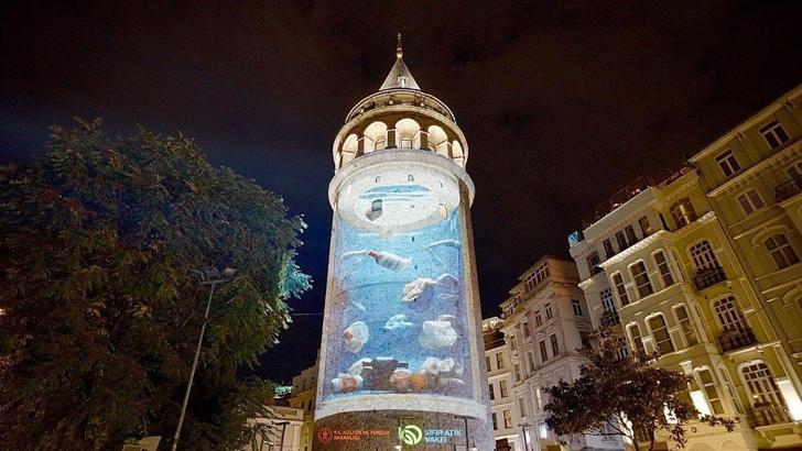 Galata Kulesi’nden ‘Sıfır Atık’ mesajı