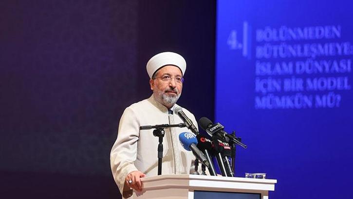 Diyanet İşleri Başkanı Arpaguş: İslam dünyası acilen bir öze dönüş yolculuğu başlatmalı