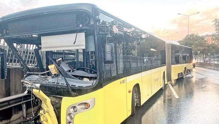 Belediye otobüsünde alkollü şoför