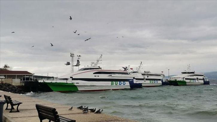 BUDO seferlerine olumsuz hava engeli! Seferler iptal edildi