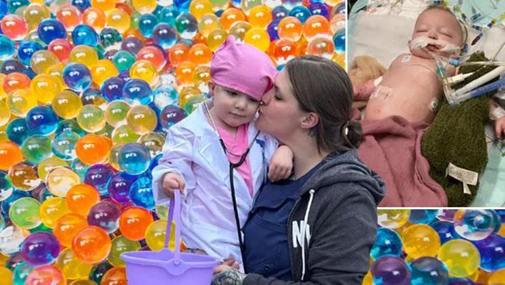 Bir oyuncak neredeyse ölümüne neden oluyordu! Minik bebek hayata yeniden merhaba dedi