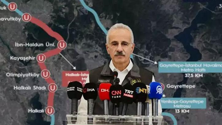 Bakan Uraloğlu duyurdu: İstanbul'a yeni metro hattı!