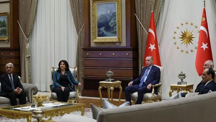 Cumhurbaşkanı Erdoğan, DEM heyetini kabul etti