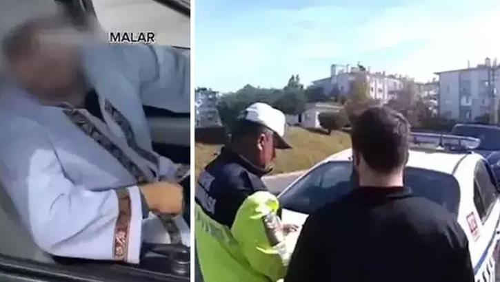 Takke ve cübbe ile drift atan kişiye para cezası!