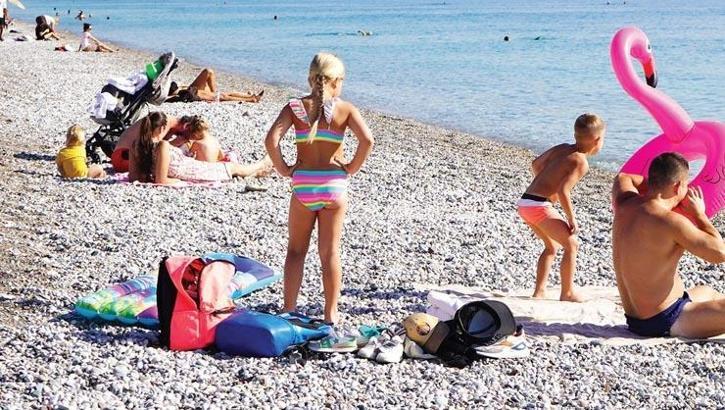 Kasımda deniz keyfi