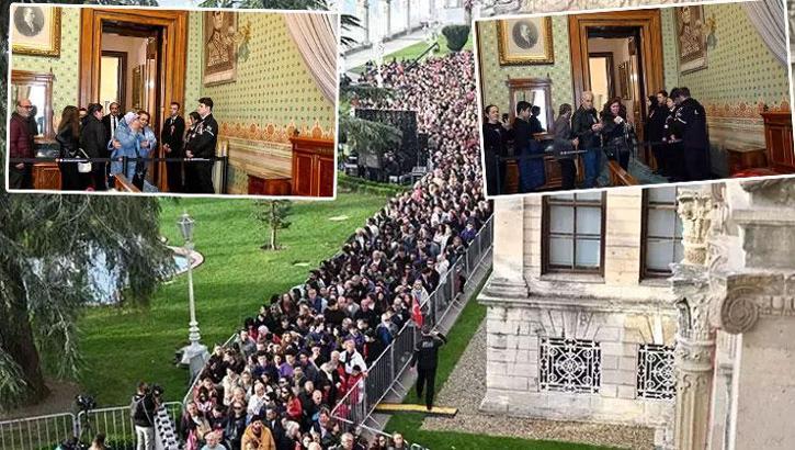 Gazi Mustafa Kemal Atatürk, vefatının 87'inci yıl dönümünde Dolmabahçe Sarayı'nda anıldı