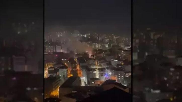 Kağıthane'de bir binada patlama meydana geldi!