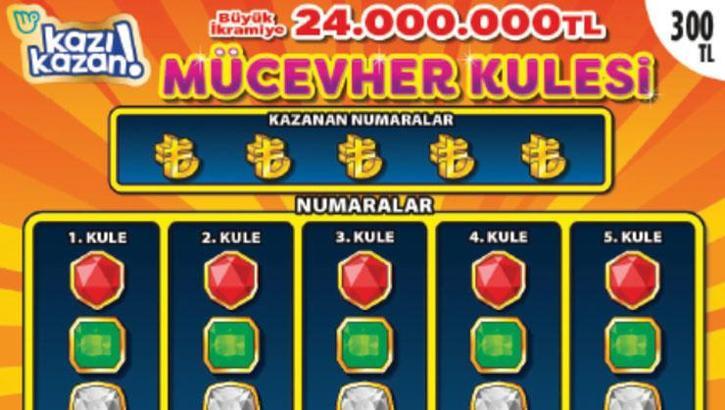 Mücevher Kulesi’nden 24 milyon TL kazanma şansı
