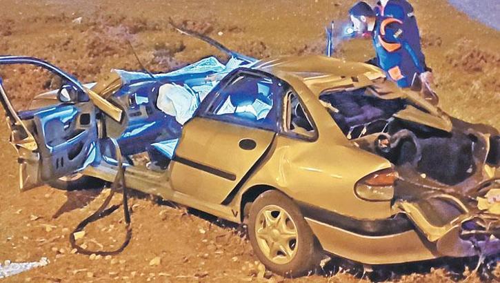 Batman'da kahreden kaza: 2 ölü 1 yaralı