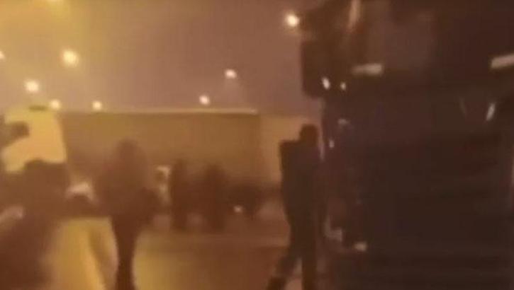 Gaziantep'te 12 araç zincirleme kazaya karıştı! 13 yaralı