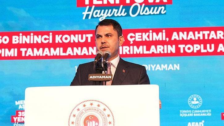 Adıyaman'da 350 bininci konut teslim töreni! Bakan Kurum: Yaralarımızı sardık