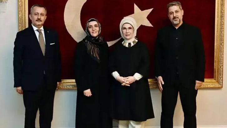 Emine Erdoğan, İstanbul Aile Vakfı temsilcileriyle bir araya geldi