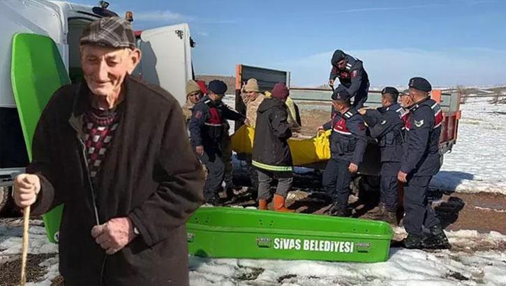 Sivas'ta 9 gündür aranan yaşlı adam arazide ölü bulundu