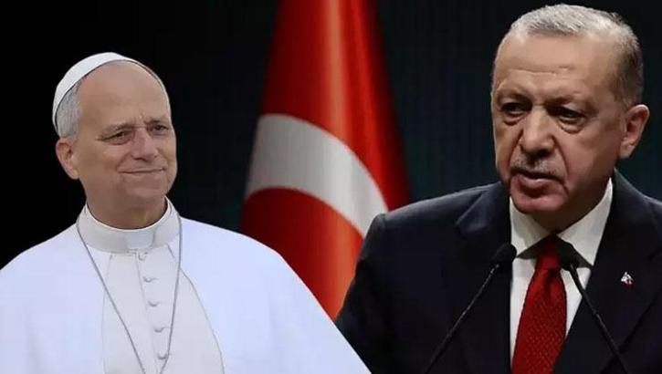 Cumhurbaşkanı Erdoğan ve Papa 14. Leo, dünyaya mesajlarını Cihannüma Salonu'ndan verecek
