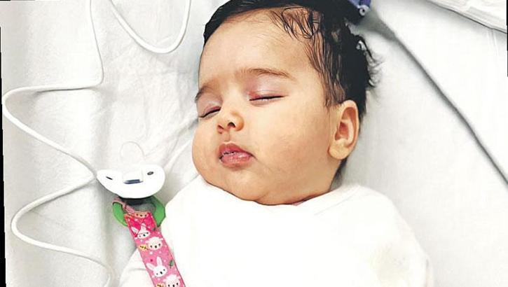 Alya bebek hayata tutunmak istiyor