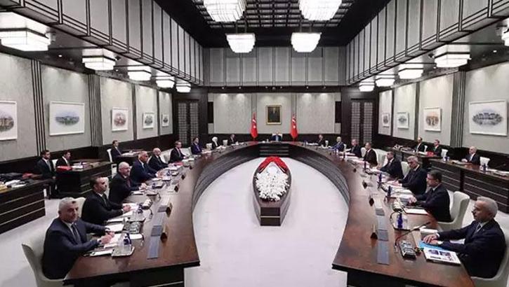 Kabine, Cumhurbaşkanı Erdoğan başkanlığında toplandı