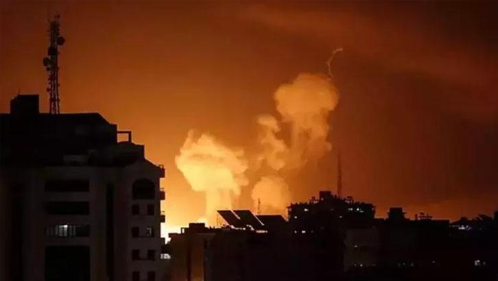 İsrail'den Şam'a SİHA'larla hava saldırısı