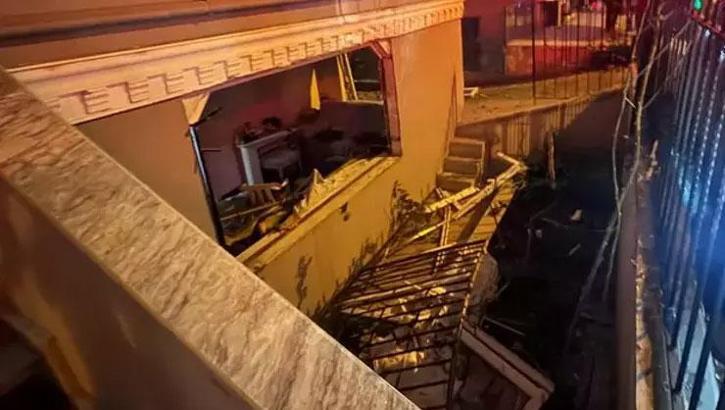 Güngören’de apartman dairesinde patlama: 2 yaralı