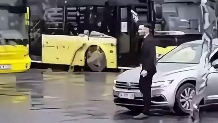 Şişli’de İETT durağında havaya ateş açan şüpheli yakalandı