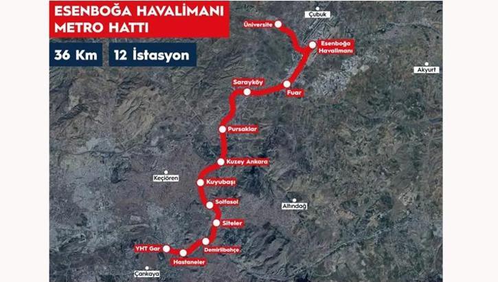 Esenboğa Havalimanı Metro Hattı geliyor! Tarih belli oldu