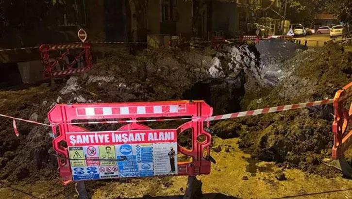 Avcılar'da İSKİ çalışmasında göçük oldu, 1 yaralı