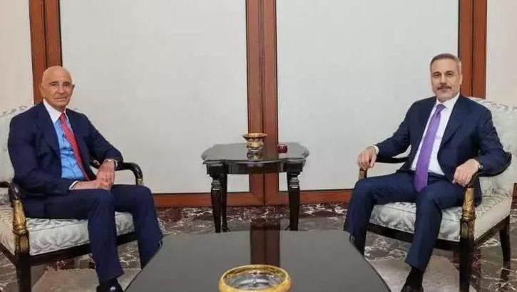 Dışişleri Bakanı Hakan Fidan, Tom Barrack'ı kabul etti! Ankara'da kritik temas