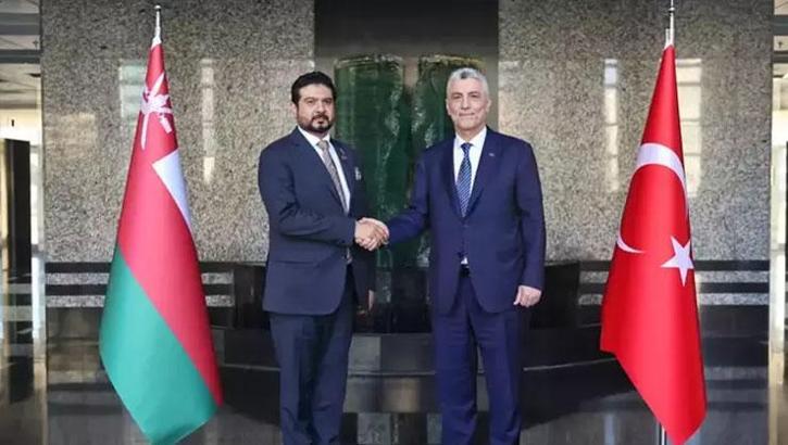 Bakan Bolat, Umman Ticaret, Sanayi ve Yatırım Teşvik Bakanı Yousef ile görüştü