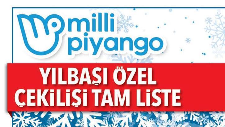 Yılbaşı özel çekilişi tam liste!