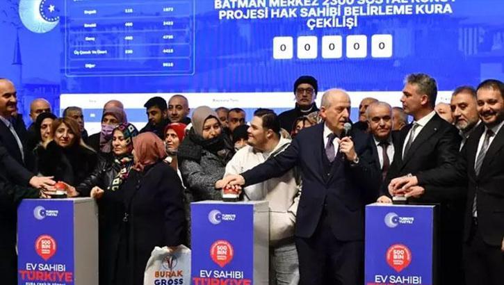 Batman'da Yüzyılın Konut Projesi için kura heyecanı! 3 bin 810 hak sahibi belirlendi