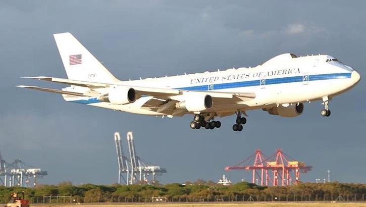 ABD'de dikkat çeken görüntü! 'Kıyamet Günü Uçağı' havada