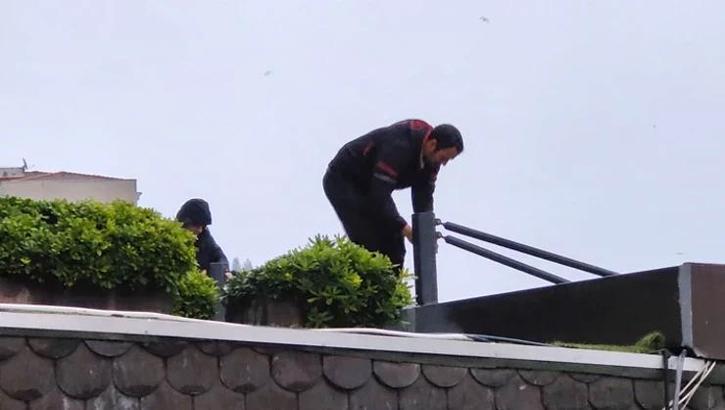 Bebek Otel'de kaçak yapılar yıkılıyor